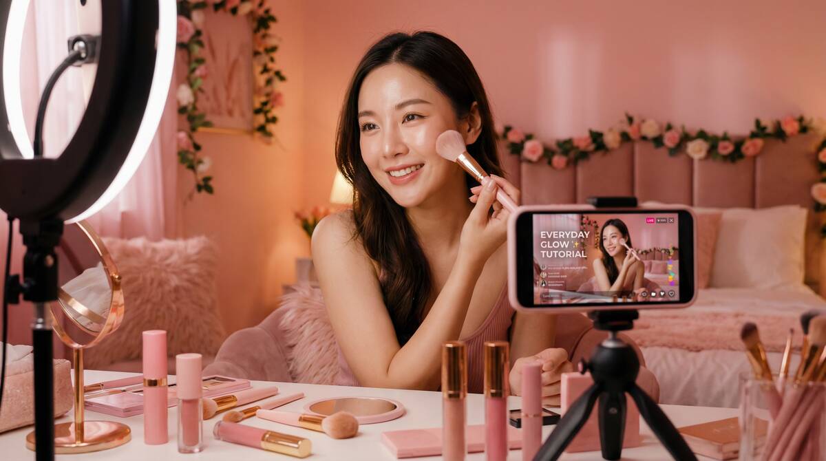 小马拉大车美妆视频教程